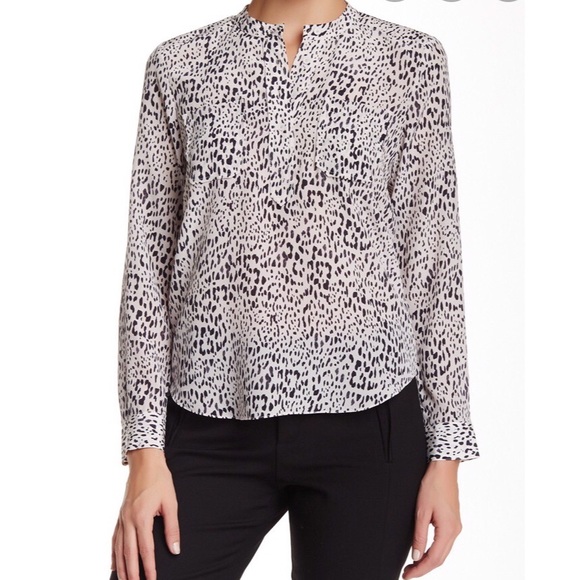 Rebecca Taylor silk long sleeve top - Picture 1 of 6